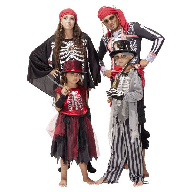 D&eacute;guisement enfant Halloween pirate robe 4/6 ans