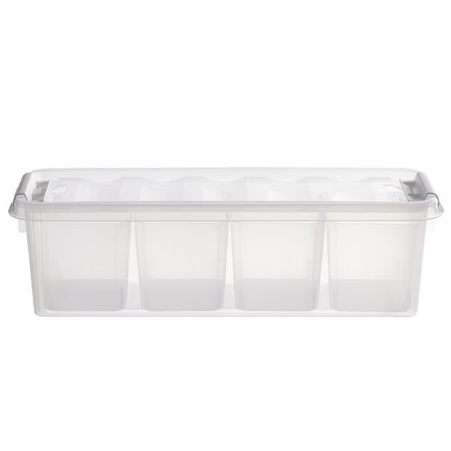 Boîte de rangement compartimentée Smartstore Classic plastique transparent 3,5L