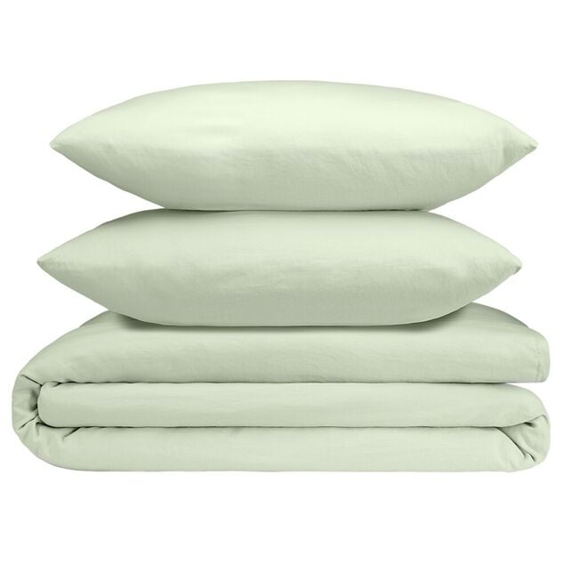 Parure de lit 2 personnes 240x220cm unie finition boutons (4 modèles)