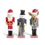 Lot de 3 figurines pour village animé de Noël thème Casse-Noisette