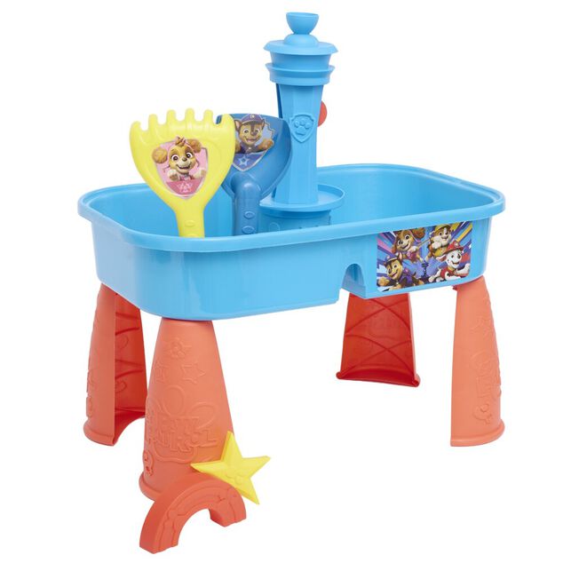 Table d'activit&eacute;s enfant Pat Patrouille sable et eau 29x10xH41cm (2 mod&egrave;les)