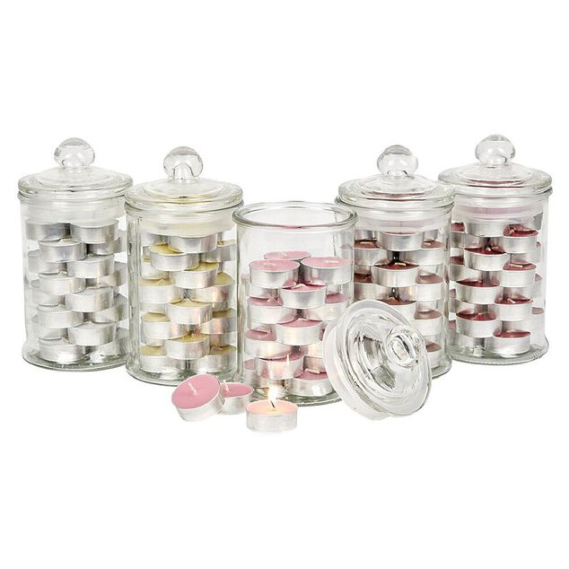 Bonbonni&egrave;re avec 24 bougies chauffe-plat