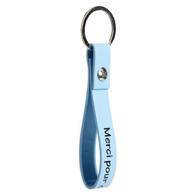 Porte cl&eacute; Merci pour cette ann&eacute;e - 3 coloris