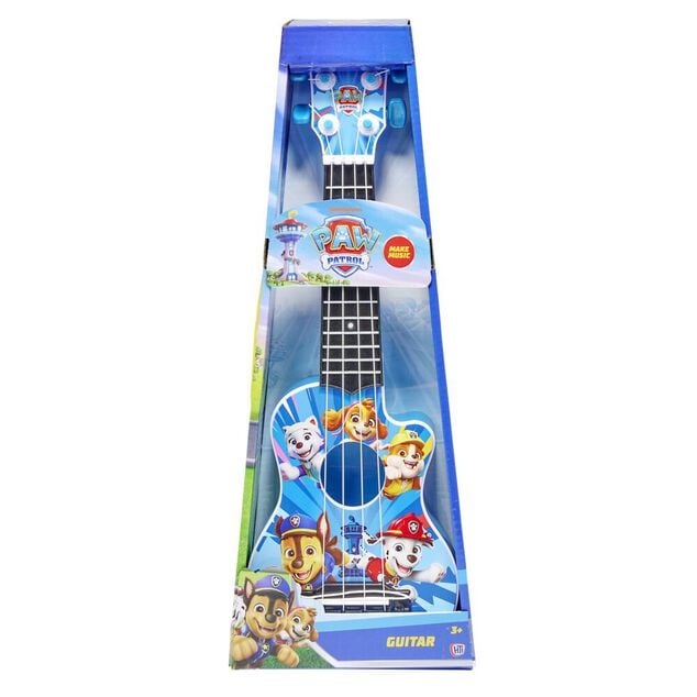 Guitare enfant Pat Patrouille m&eacute;diator Int&eacute;gr&eacute; 14x4xH40cm
