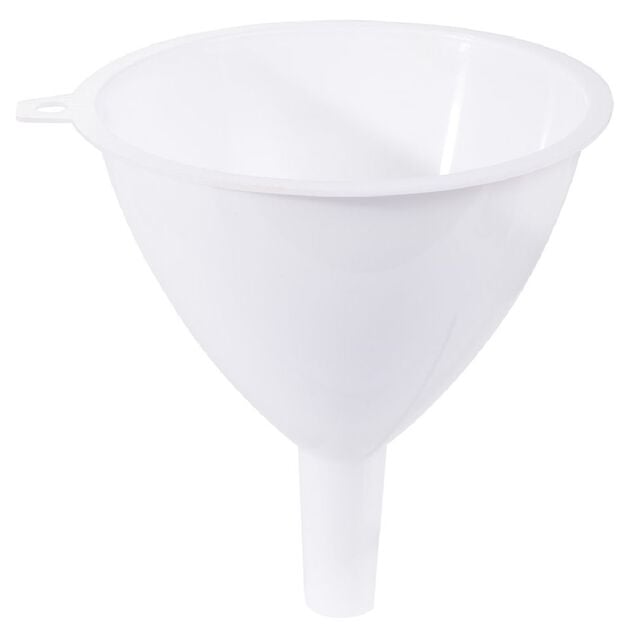 Entonnoir en plastique blanc x3
