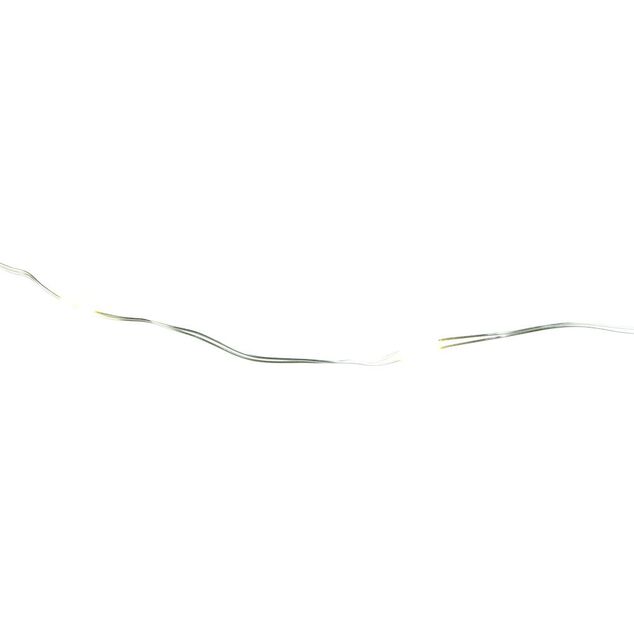 Guirlande &eacute;lectrique fil cuivre 20 microLED 1m d'&eacute;clairage blanc chaud