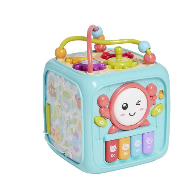 Cube activit&eacute; enfant 14x14x17,7cm