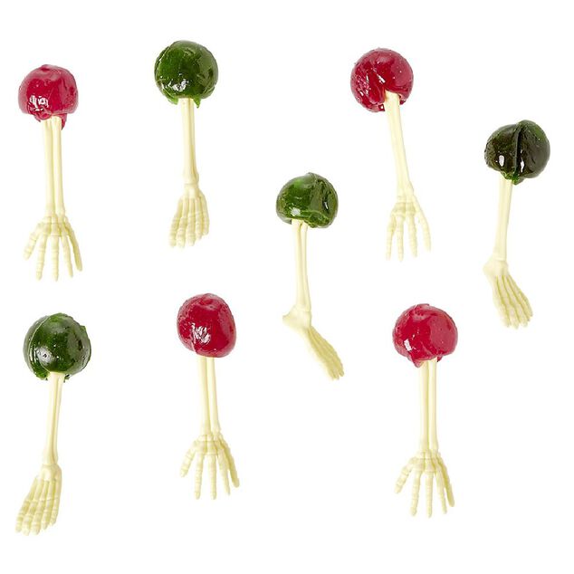 Sachet sucettes Halloween en forme d'os