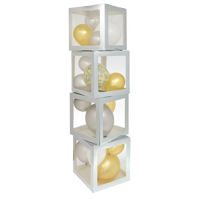 Cube &agrave; ballons 30x30x30cm