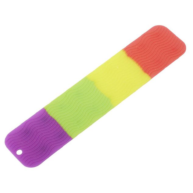 Jeu Anti-Stress bande flexibles avec ventouses multicolore L18,5 cm