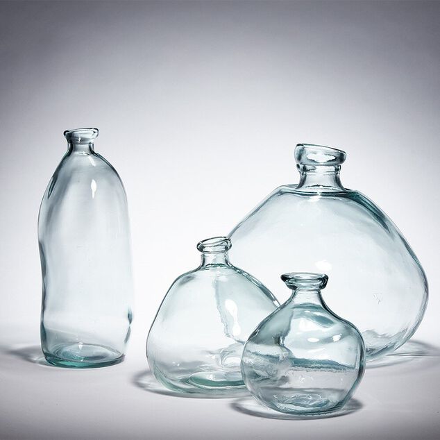 Vase Dame Jeanne Simplicity transparent Ø23 x H30 cm