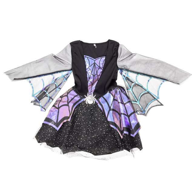 D&eacute;guisement enfant fille Halloween chauve-souris polyester violet 4/6ans