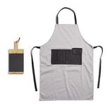 Set planche à découper + ardoise + tablier