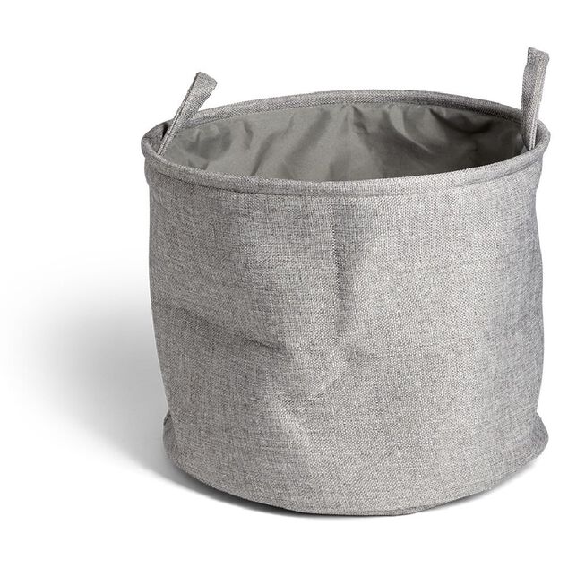 Panier de rangement pour b&ucirc;ches ou pellets &Oslash;38xH32cm