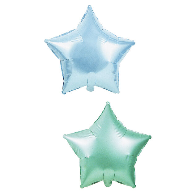 Ballon &eacute;toile en aluminium x 2