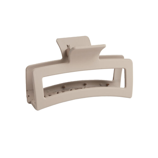 Pince &agrave; cheveux L13cm plastique beige