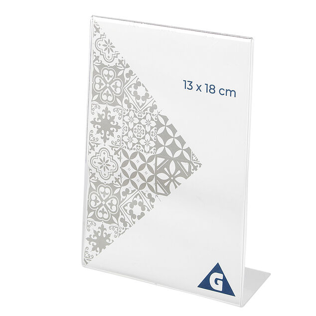 Cadre photo acrylique &agrave; poser 13x18cm