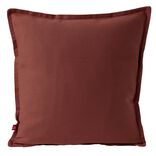 Housse de coussin coton Panama 40x40cm terracotta