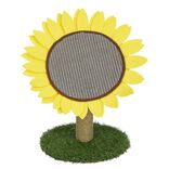 Arbre &agrave; chat griffoir forme tournesol - &Oslash;30xH.45cm