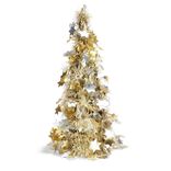 Sapin de No&euml;l &agrave; poser avec &eacute;toiles H38cm (3 mod&egrave;les)