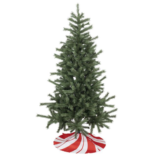 Tour de sapin Candy rouge et blanc &Oslash;90 cm