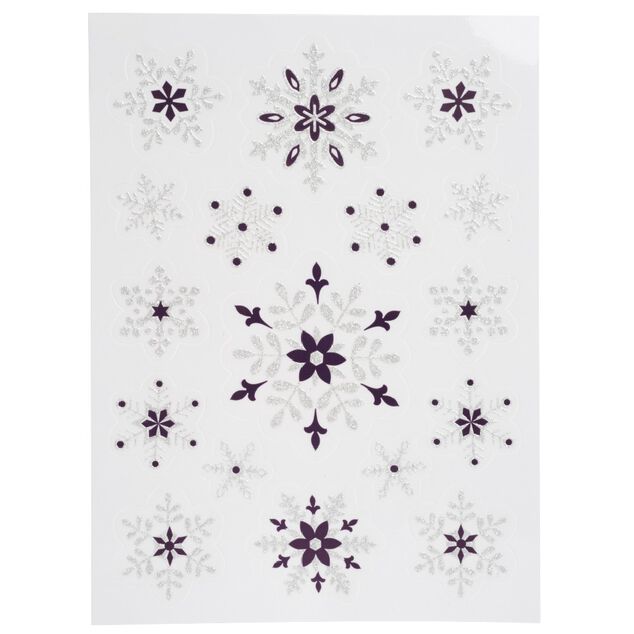 D&eacute;cor de no&euml;l &eacute;lectrostatique (8 mod&egrave;les)