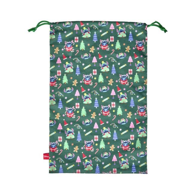Sac r&eacute;utilisable de No&euml;l Disney Stitch x3