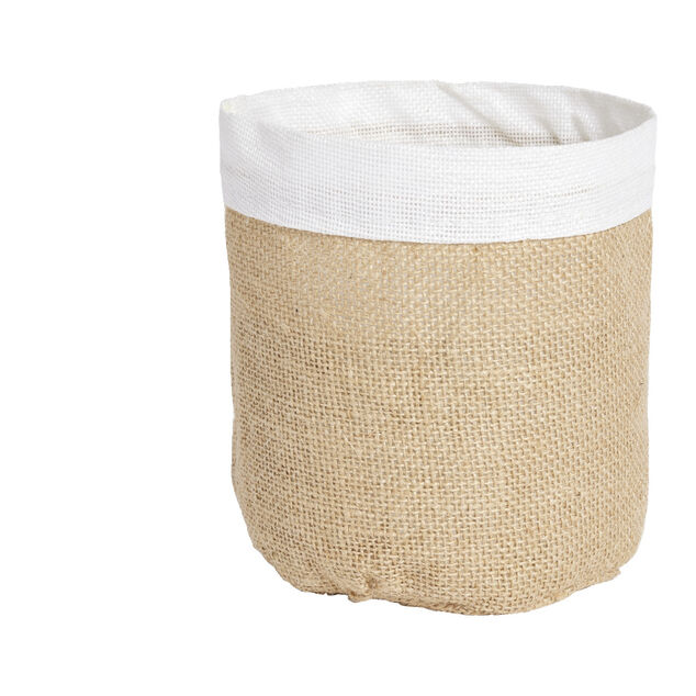 Panier de rangement jute Ø14xH15cm