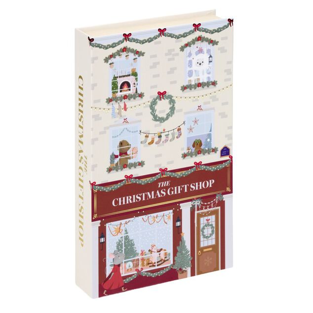 Bo&icirc;te livre d&eacute;corative de No&euml;l H24cm (2 mod&egrave;les)