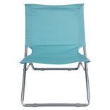 Chaise de plage pliante Funky bleu 58x43xH55cm