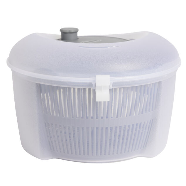 Essoreuse &agrave; salade plastique gris &Oslash;24xH16cm