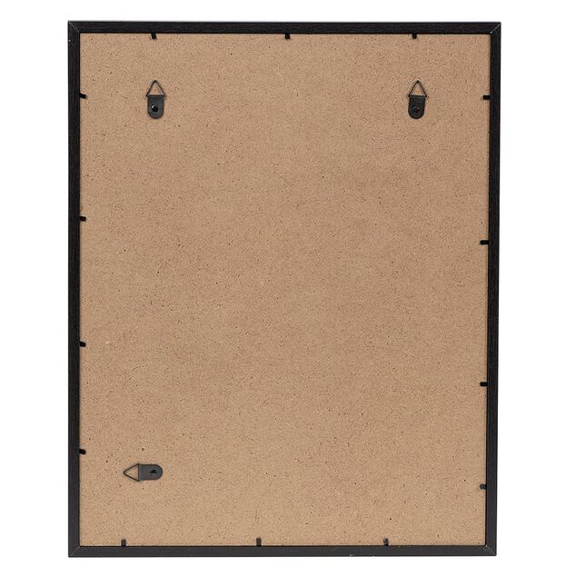 Cadre photo bois noir 39.8x49.5cm pour photo 30x40cm