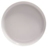 Assiette &agrave; dessert Oslo porcelaine gris &Oslash;19cm