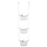 Serviteur de douche blanc 3 &eacute;tages