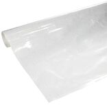 Toile cir&eacute;e blanche paillet&eacute;e L140 cm