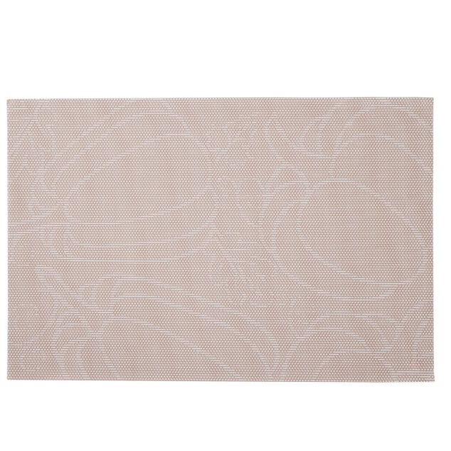 Set de table rectangulaire plastique motif citrouille marron 30x45cm