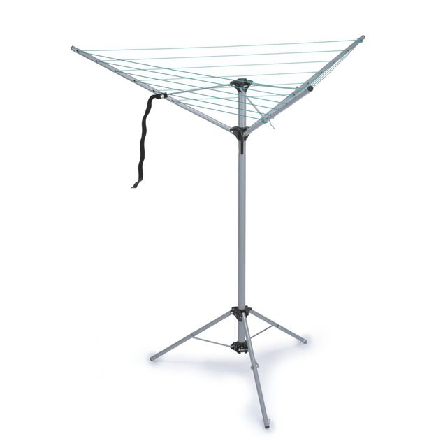 Séchoir parapluie trépied 16m d'étendage 120x105xH140cm