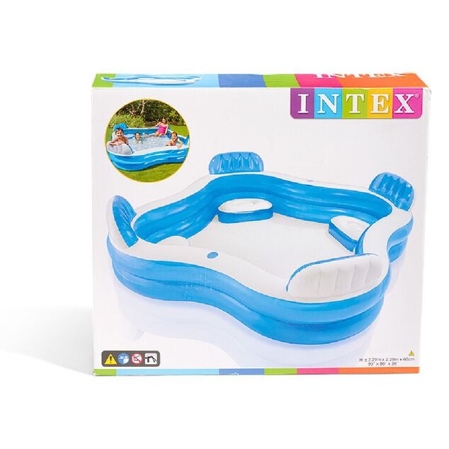 Piscinette gonflable familiale Intex 229x229xH66cm
