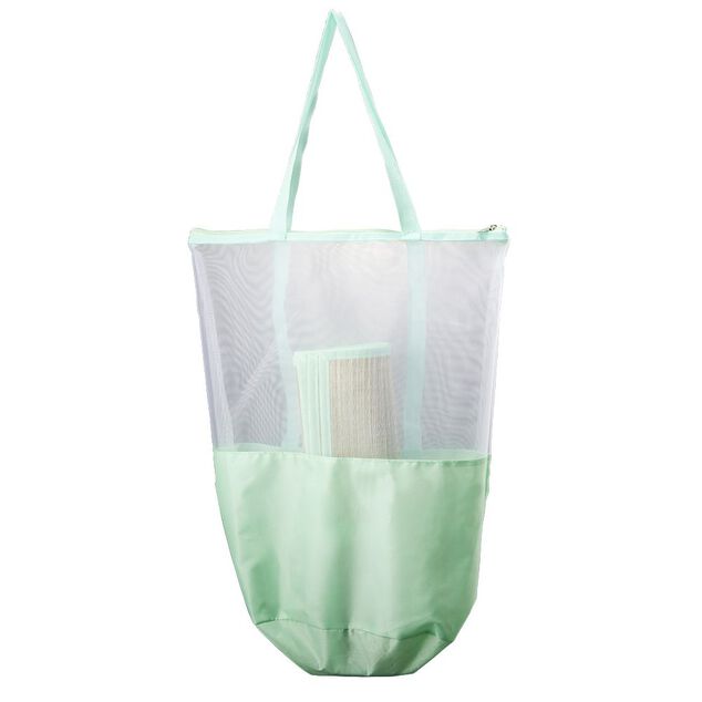 Sac de plage + natte en paille 60x180 cm