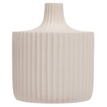 Pot &agrave; coton plastique rose effet rainur&eacute; &Oslash;9xH10cm