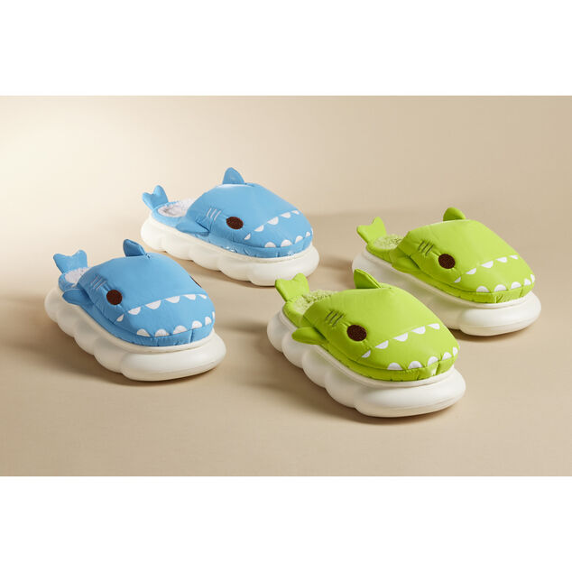 Chaussons mixtes requin bleus T36 à T45