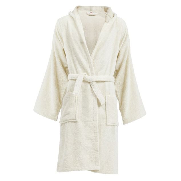 Peignoir coton beige taille S/M