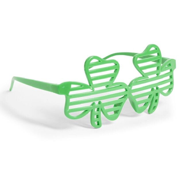Kit bretelles, lunettes et noeud papillon Saint-Patrick vert
