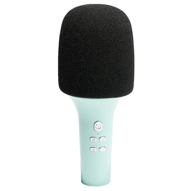 Micro pour karaok&eacute; 3en1 avec 3 effets de voix 5W L20cm