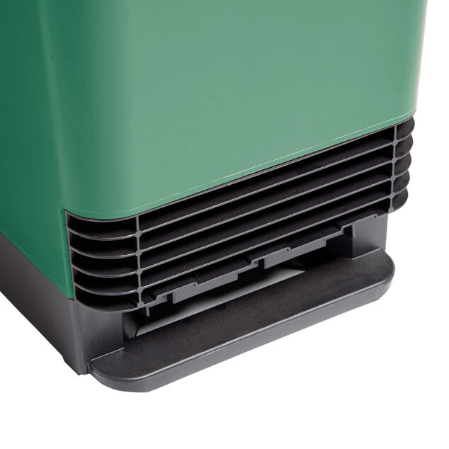 Poubelle en plastique vert 45L avec pédale rétractable 29x38,5xH61cm