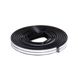 Joint d'isolation adhésif silicone plat pour porte et fenêtre 6m noir
