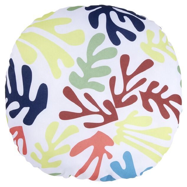Coussin d'ext&eacute;rieur d&eacute;perlant motif matisse multicolore 40x40cm