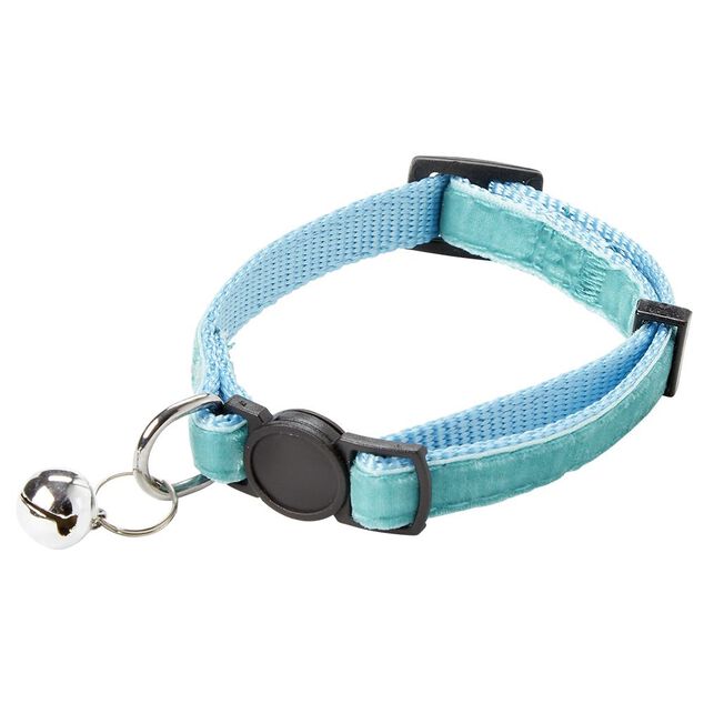 Collier r&eacute;glable pour chat avec grelot