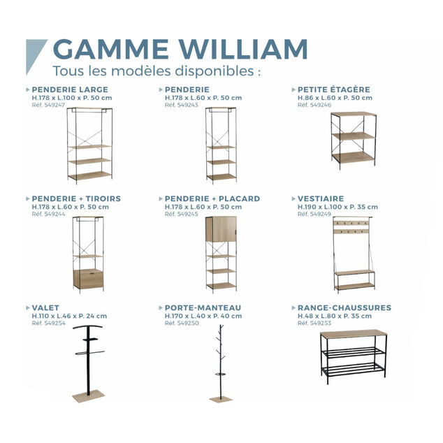 Penderie et placard WILLIAM