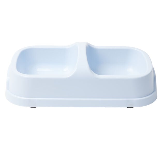 Gamelle pour chien ou chat en plastique 14,5x29xH8cm (2 mod&egrave;les)